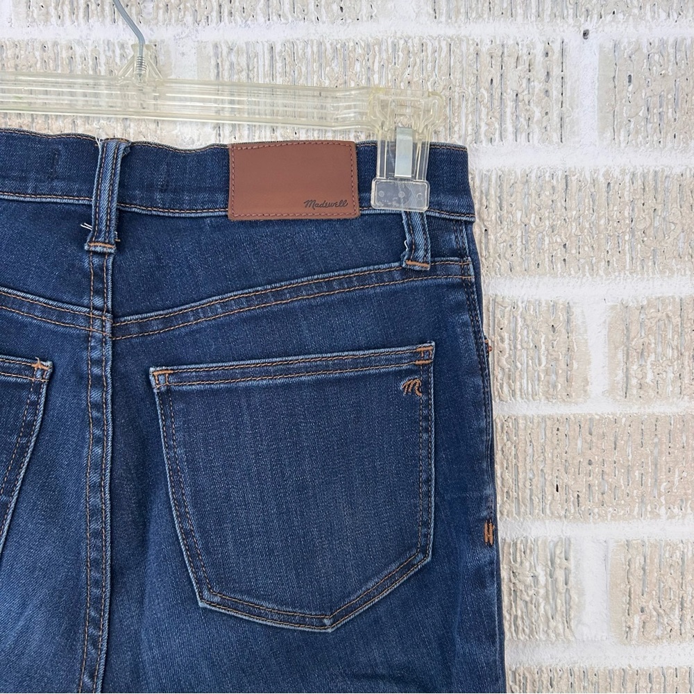 MADEWELL High Rise Dark Wash Skinny Jeans - Picture 8 of 9